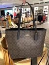 City Tote Bag In Signature Canvas @Coach Outlet !