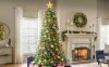 LED 7.5-Feet Pre-Lit Festive Pine Artificial Christmas Tree @Home Depot !