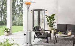 Hampton Bay Stainless Steel Patio Heater with Wheels @Home depot !