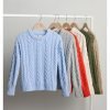 Juniors’ SO® Chenille Cable Pullover Sweater