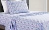 Sunham Microfiber Printed 3-Piece Sheet Set @Macy’s