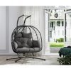 Bifanuo Double Wicker Swing Egg Chair