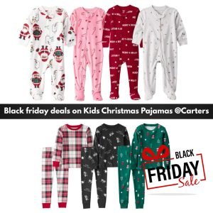 Black friday deals on Kids Christmas Pajamas at Carters