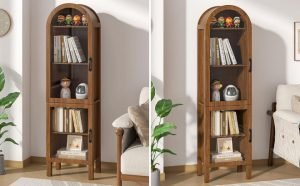 Tall Arched Storage Display Cabinet at Walmart!