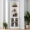 Armoney Corner Storage Bookcase at Wayfair