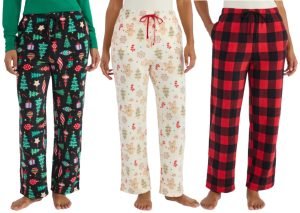 Holiday Time Women’s & Women’s Plus Christmas Sleep Pants at Walmart!