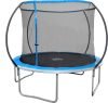 Sportspower Bounce Pro 10’ Round Trampoline with Safety-Enclosure in Blue and Silver