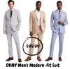 DKNY Mens Modern  Fit Suit at Macys!