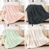 Luxury Faux Rabbit Fur Throw Blanket