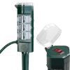 Outdoor Power Strip Yard Stake 6ft Extension Cord