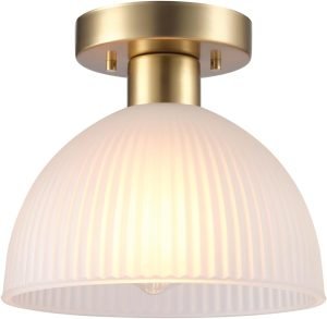 GLOBE Electric 1-Light Semi-Flush Mount Ceiling Light