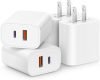 [4 Pack] USB C Charging Multiport Adapter for iPhone
