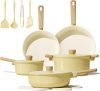 CAROTE 16‑Piece Ceramic Cookware Set