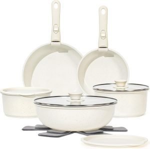 15Pcs Pots and Pans Set Non Stick