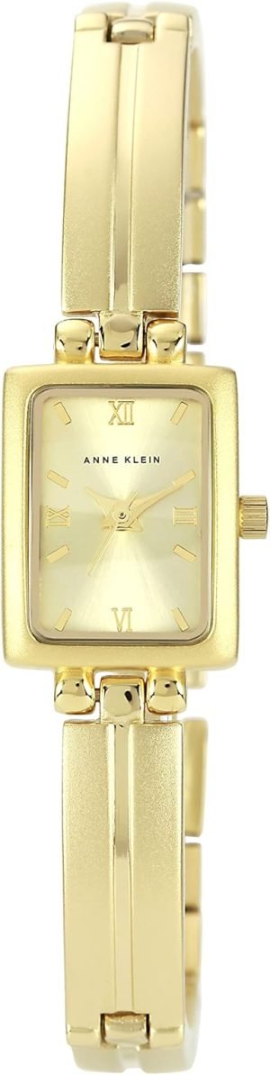 Anne Klein Women’s 10-5404CHGB Gold-Tone Dress Watch