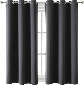 ChrisDowa Grommet Blackout Curtains 