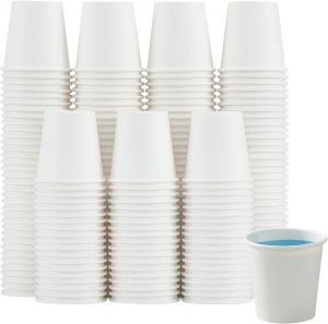100 Pack 3 oz Paper Cups