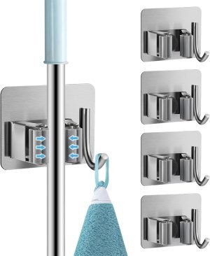 Broom Holder Wall Mount