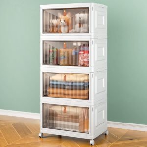 4 Tier Storage Bins with Lids