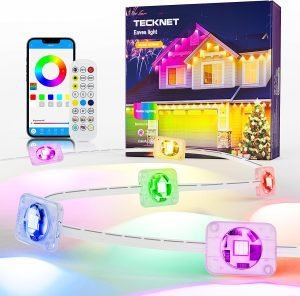 TECKNET 100FT Permanent Outdoor Lights 