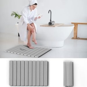 Foldable Stone Bath Mat
