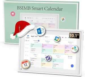 BSIMB 10.1 Inch Digital Calendar Wall Touch Screen Chore Chart