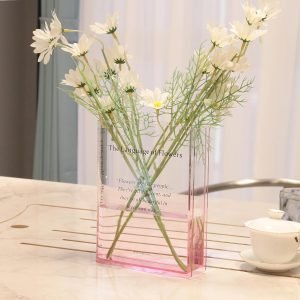 Decorative Acrylic Clear Vase for Flowers