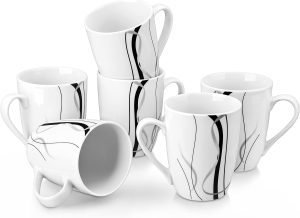 Ceramic Coffee Mugs Set of 6