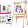 Adjustable Wooden Kids Art Easel
