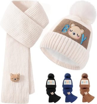 Kids Winter Hat and Scarf Sets !