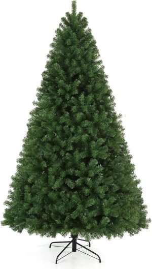 Himimi 7.5 ft Christmas Tree Unlit Full Artificial Tree