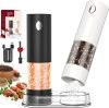 CIRCLE JOY Electric Salt and Pepper Grinder Set