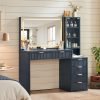 LEYAOYAO Vanity Desk with Mirror & Storage 