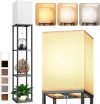 Floor Lamp with Shelves