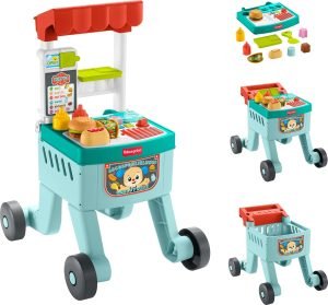 Fisher‑Price Baby Push Toy Snack Cart Walker