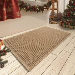 AMOAMI Upgraded Waffle Bath Mat