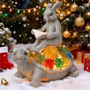 Rabbit Turtle Garden Decor
