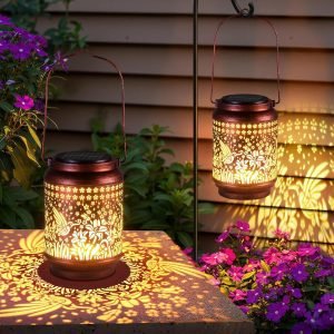 2 Pack Solar Lanterns Outdoor