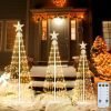 Outdoor Christmas Cone Tree Light
