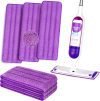 INFICRIME 6 Pack Reusable Microfiber Mop Pads