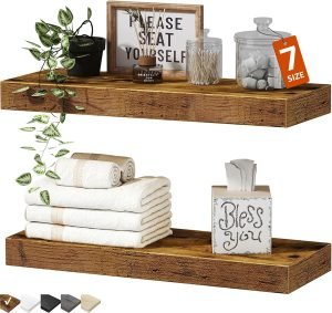 QEEIG Bathroom Floating Shelves for Wall