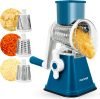 Nutrichef 3 in 1 Cheese Grater & Shredder