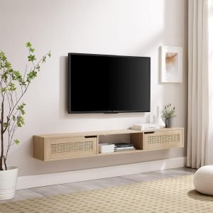 Walker Edison Destin Modern Rattan Flip