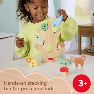 Fisher-Price Wood Stacking Toy Balance Tree