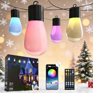 50FT Smart Outdoor String Lights