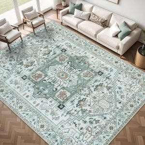 MODERGRACE Washable Area Rugs