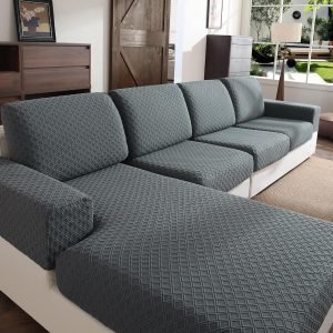 Stretch Couch Cover – Washable, Pet-Friendly Furniture Protector
