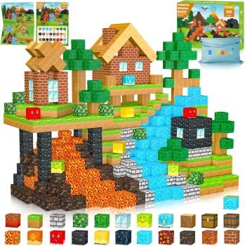 150Pcs Magnetic Blocks Dinosaur Toys Deal Price: $28.49