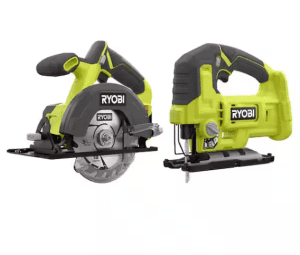 RYOBI ONE 18V Cordless 2-Tool Combo Kit with 5-1/2 in. Circular Saw and Jig Saw