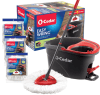 O-Cedar EasyWring Microfiber Spin Mop & Bucket Floor Cleaning System with 3 Extra Refills